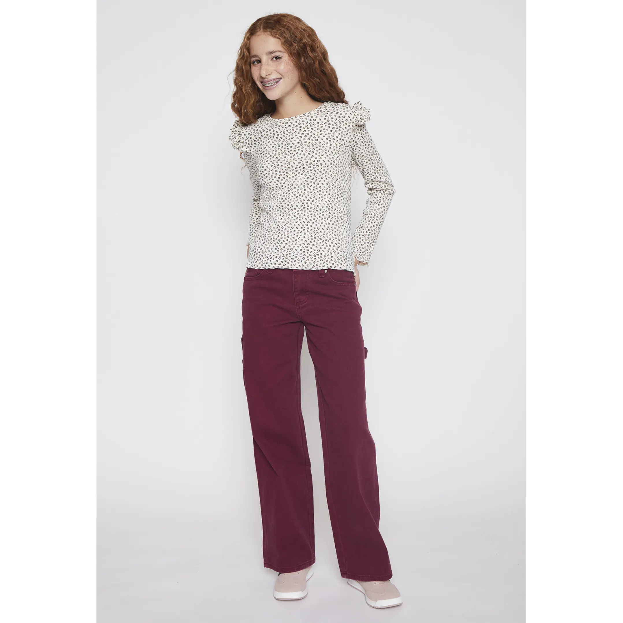 Polera Vuelos Lola Beige Familyshop 4