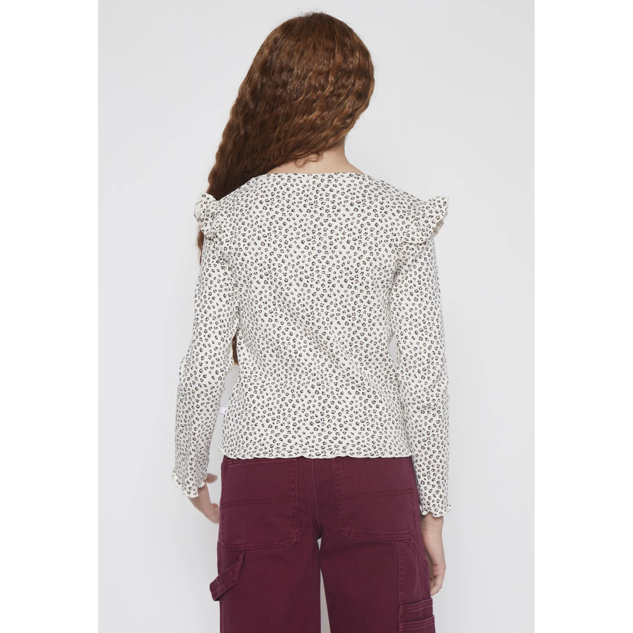 Polera Vuelos Lola Beige Familyshop 2