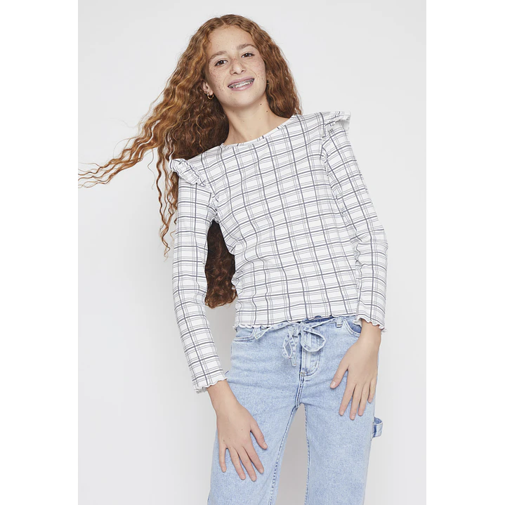 Polera Vuelos Lola Crudo Familyshop 1