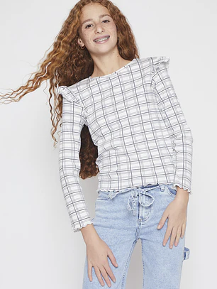 Polera Vuelos Lola Crudo Familyshop