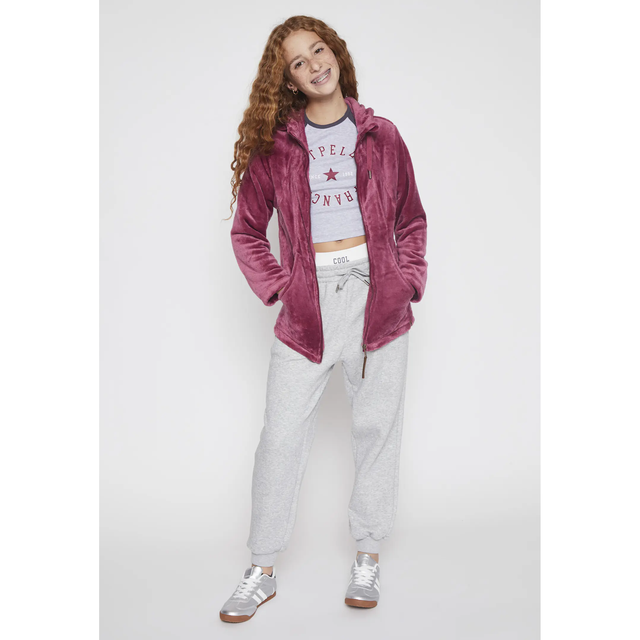 Polar Peludo Zipper Lola Magenta Familyshop 4