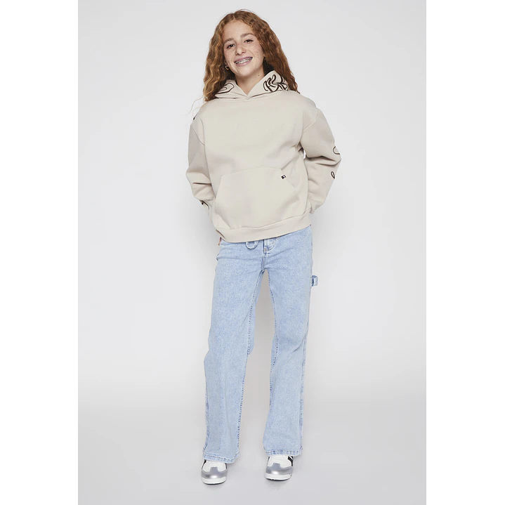 Polerón Bordado Lola Beige Familyshop 4
