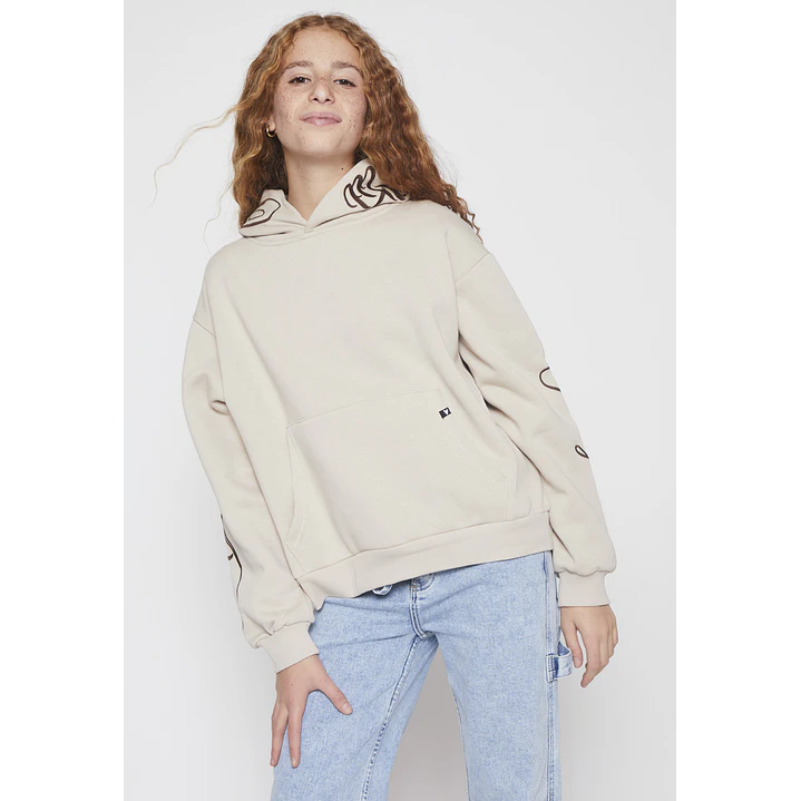 Polerón Bordado Lola Beige Familyshop 1