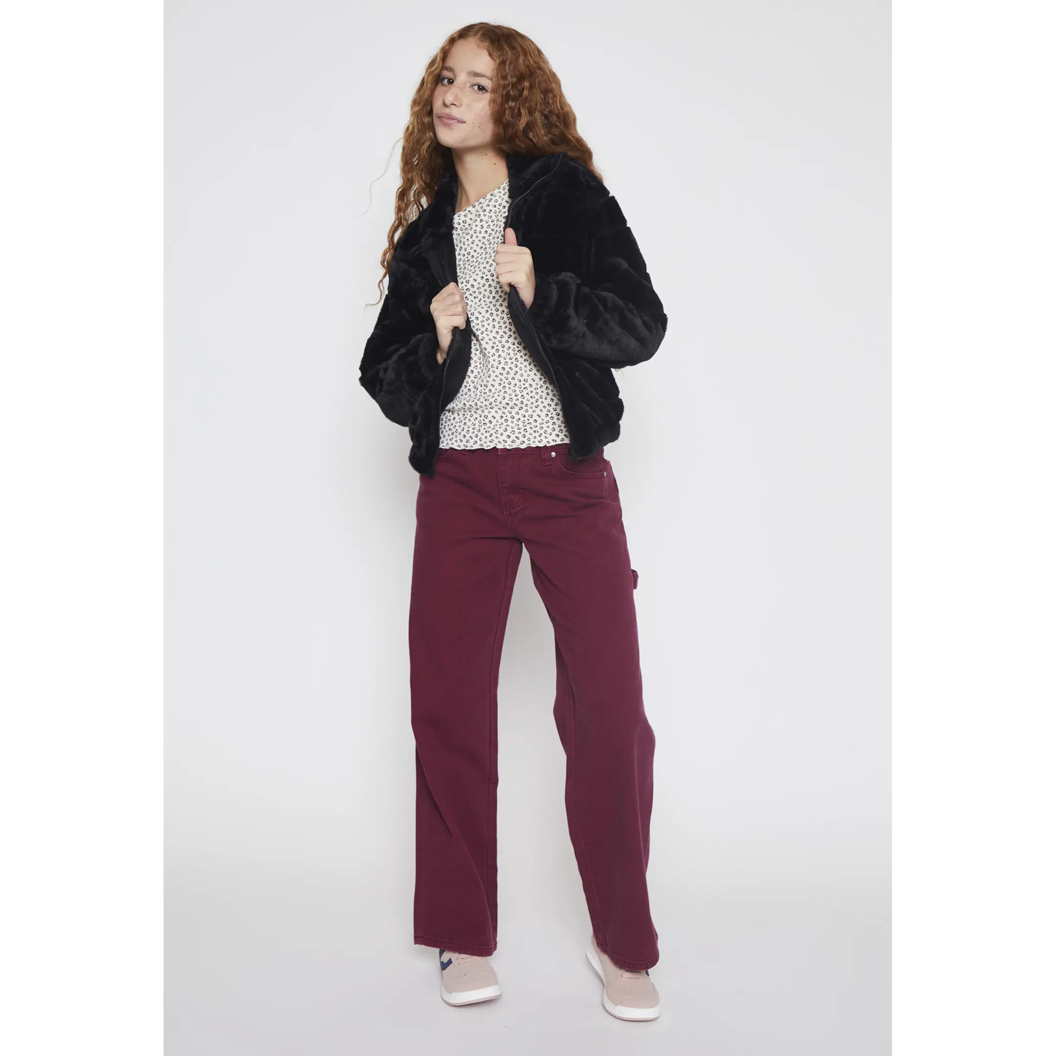 Polar Peludo Piel Lola Negro Familyshop 4