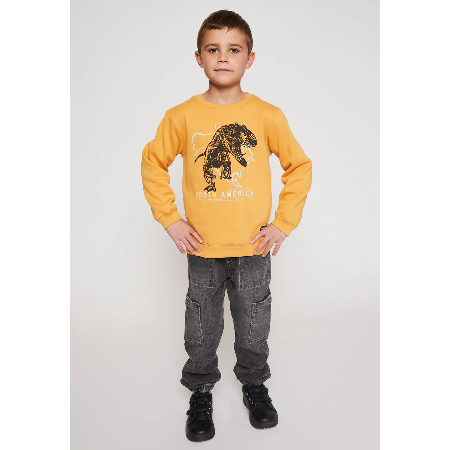 Jeans Cargo Niño Gris Familyshop 3