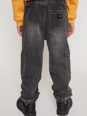 Jeans Cargo Niño Gris Familyshop