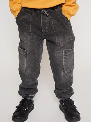Jeans Cargo Niño Gris Familyshop