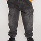 Jeans Cargo Niño Gris Familyshop - Miniatura 1