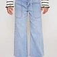 Jeans Wide Leg Tachas Niña Azul Familyshop - Miniatura 1