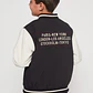 Chaqueta College Sherpa Niño Negro Familyshop - Miniatura 2
