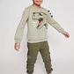 Polerón Dino Niño Verde Familyshop - Miniatura 3