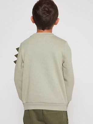 Polerón Dino Niño Verde Familyshop
