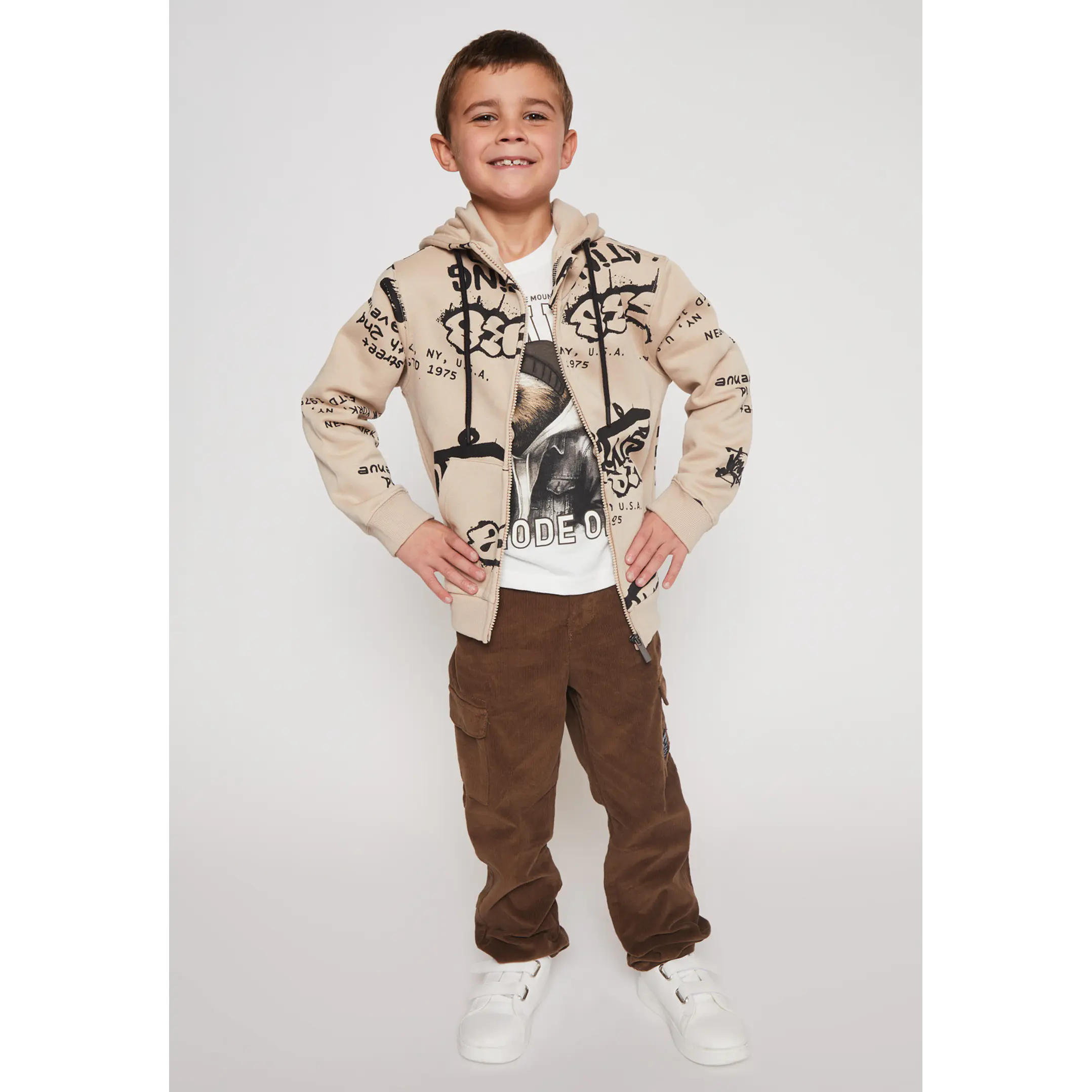 Polerón Urban Niño Beige Familyshop 3