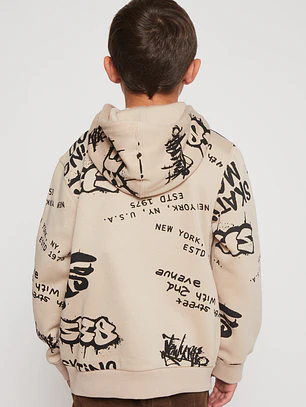 Polerón Urban Niño Beige Familyshop