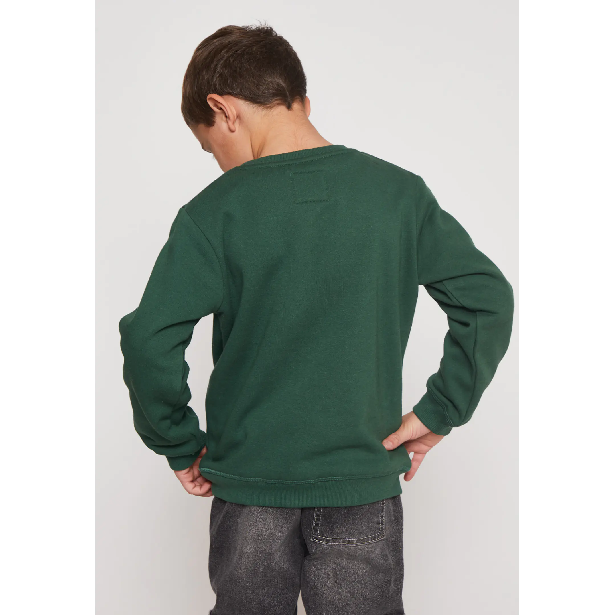 Polerón Frontal Niño Verde Familyshop 2