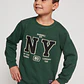 Polerón Frontal Niño Verde Familyshop - Miniatura 1