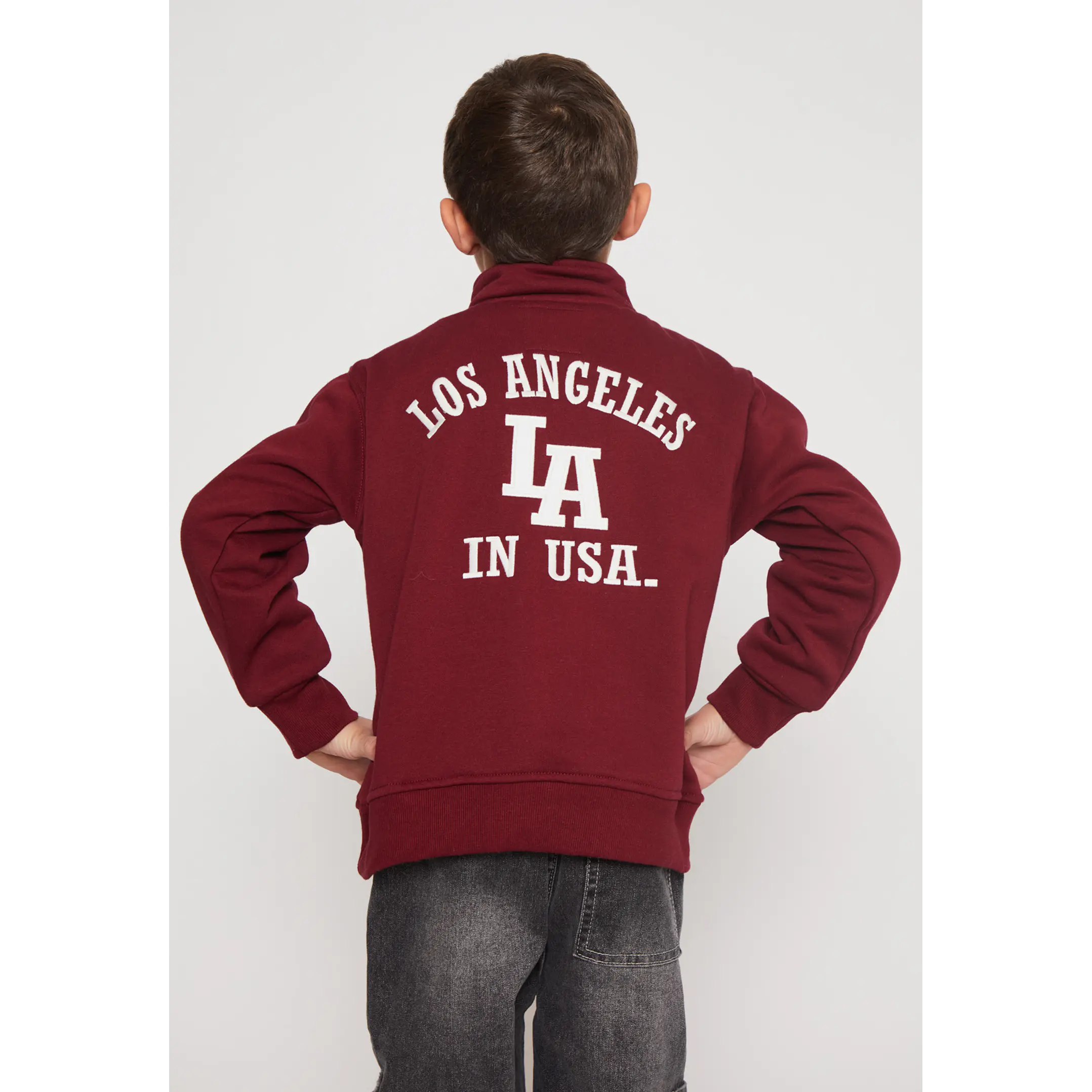 Polerón Los Ángeles Niño Burdeo Familyshop 2
