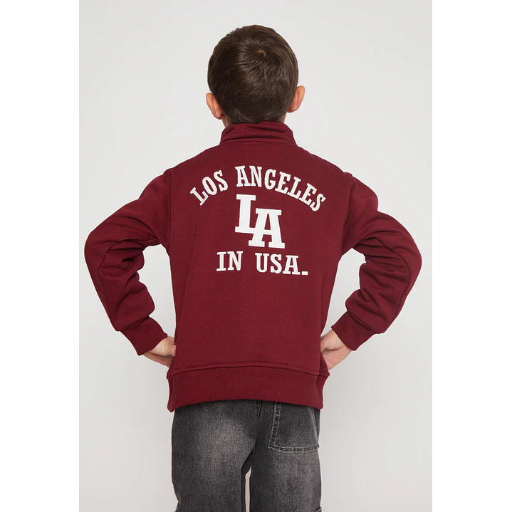 Polerón Los Ángeles Niño Burdeo Familyshop 2