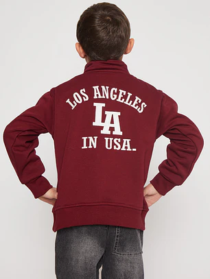 Polerón Los Ángeles Niño Burdeo Familyshop