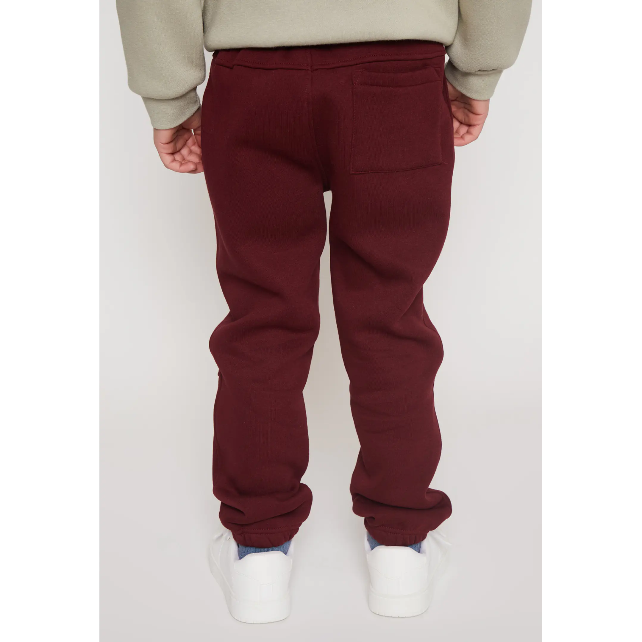 Pantalón Buzo Jogger Niño Burdeo Familyshop 2
