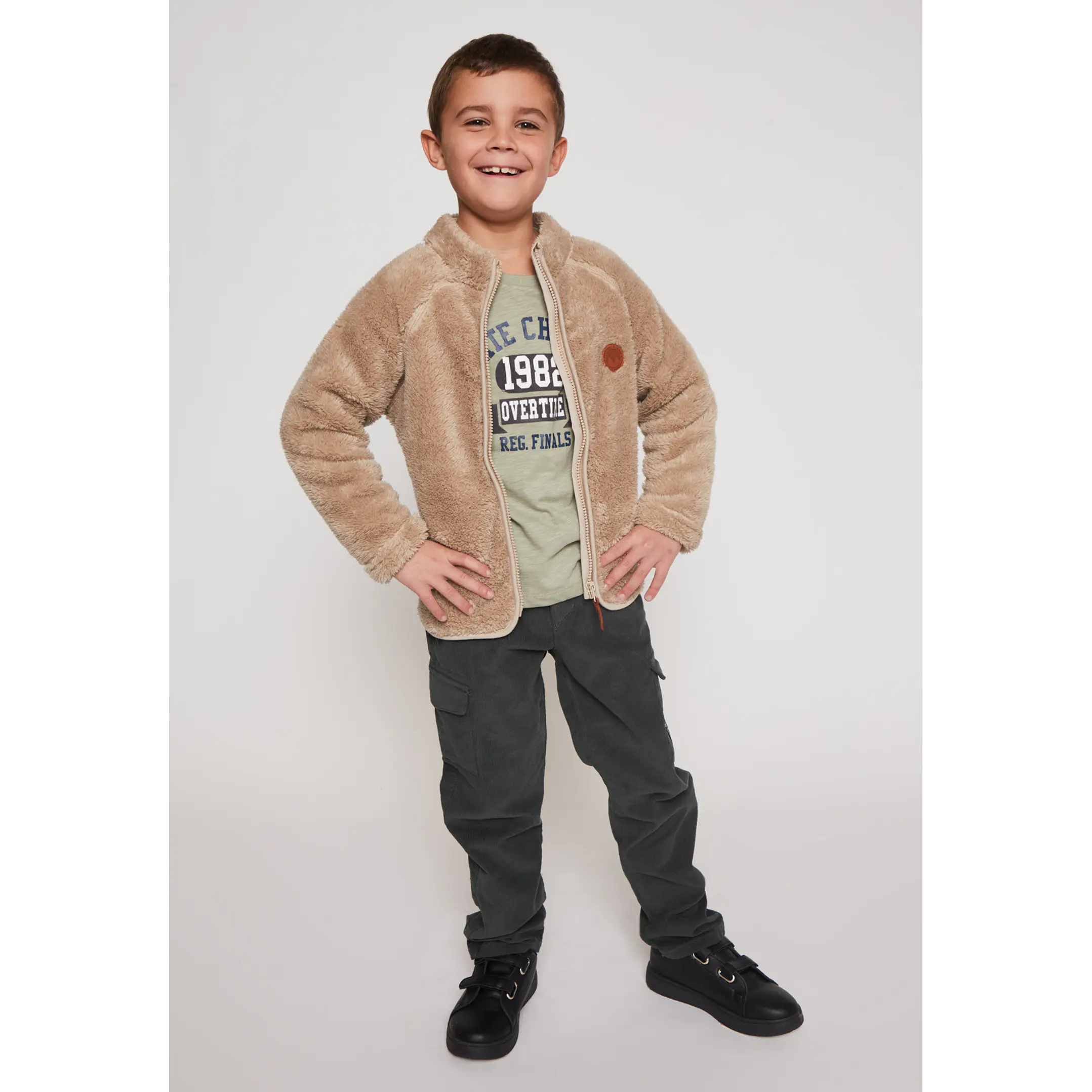 Polar Peludo Niño Beige Familyshop 3