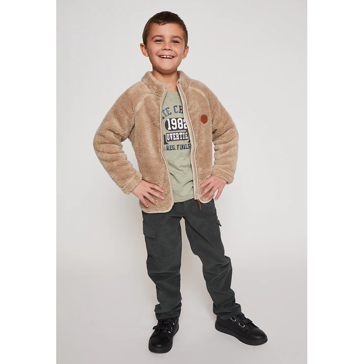 Polar Peludo Niño Beige Familyshop 3