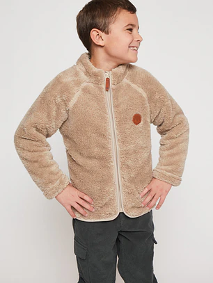 Polar Peludo Niño Beige Familyshop