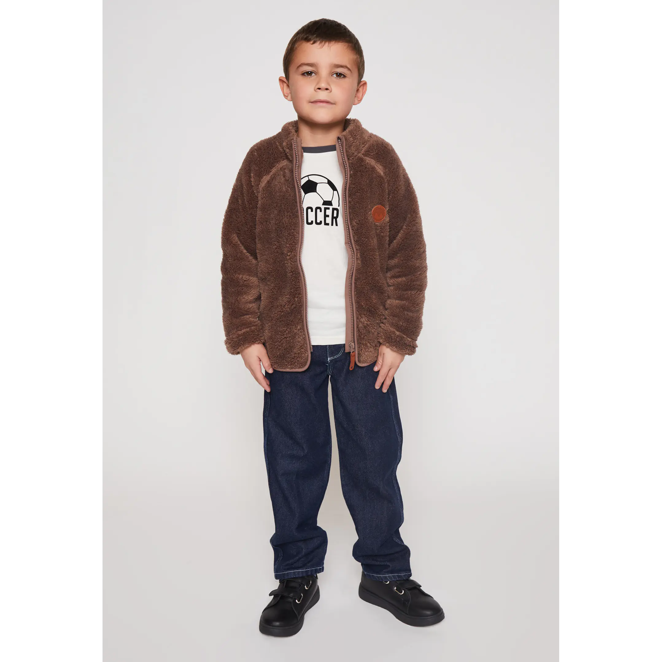 Polar Peludo Niño Café Familyshop 3