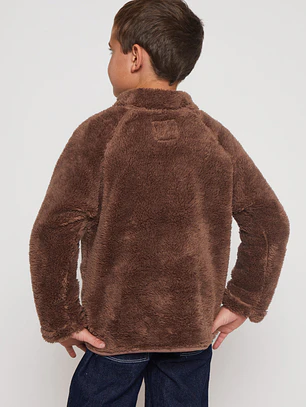 Polar Peludo Niño Café Familyshop