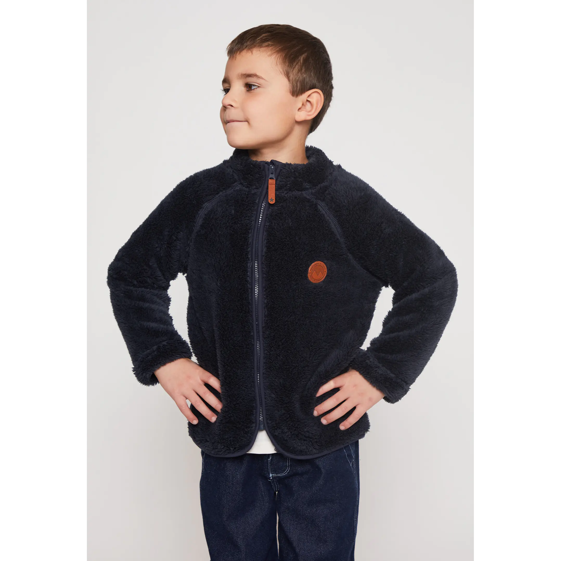 Polar Peludo Niño Azul Familyshop 1