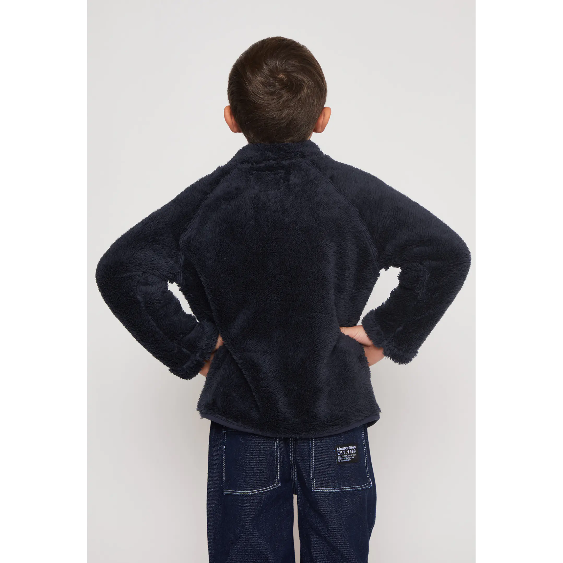 Polar Peludo Niño Azul Familyshop 2
