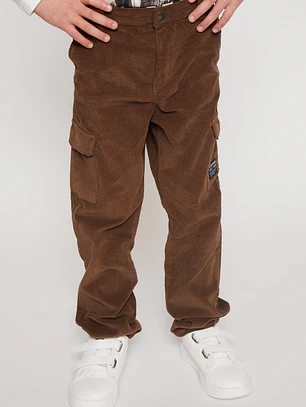 Pantalón Loose Niño Café Familyshop