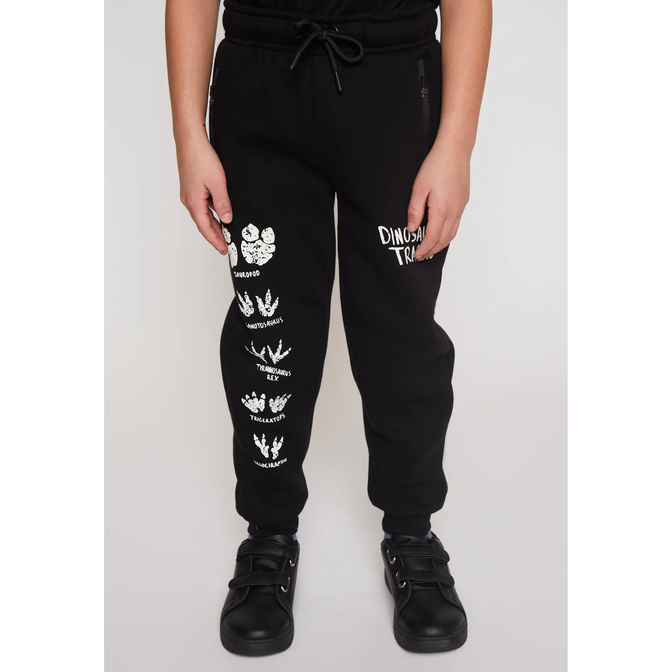 Pantalón Buzo Cierre Niño Negro Familyshop 1