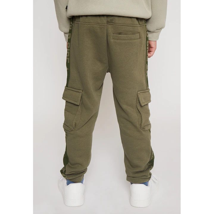 Pantalón Buzo Cargo Niño Verde Familyshop 2