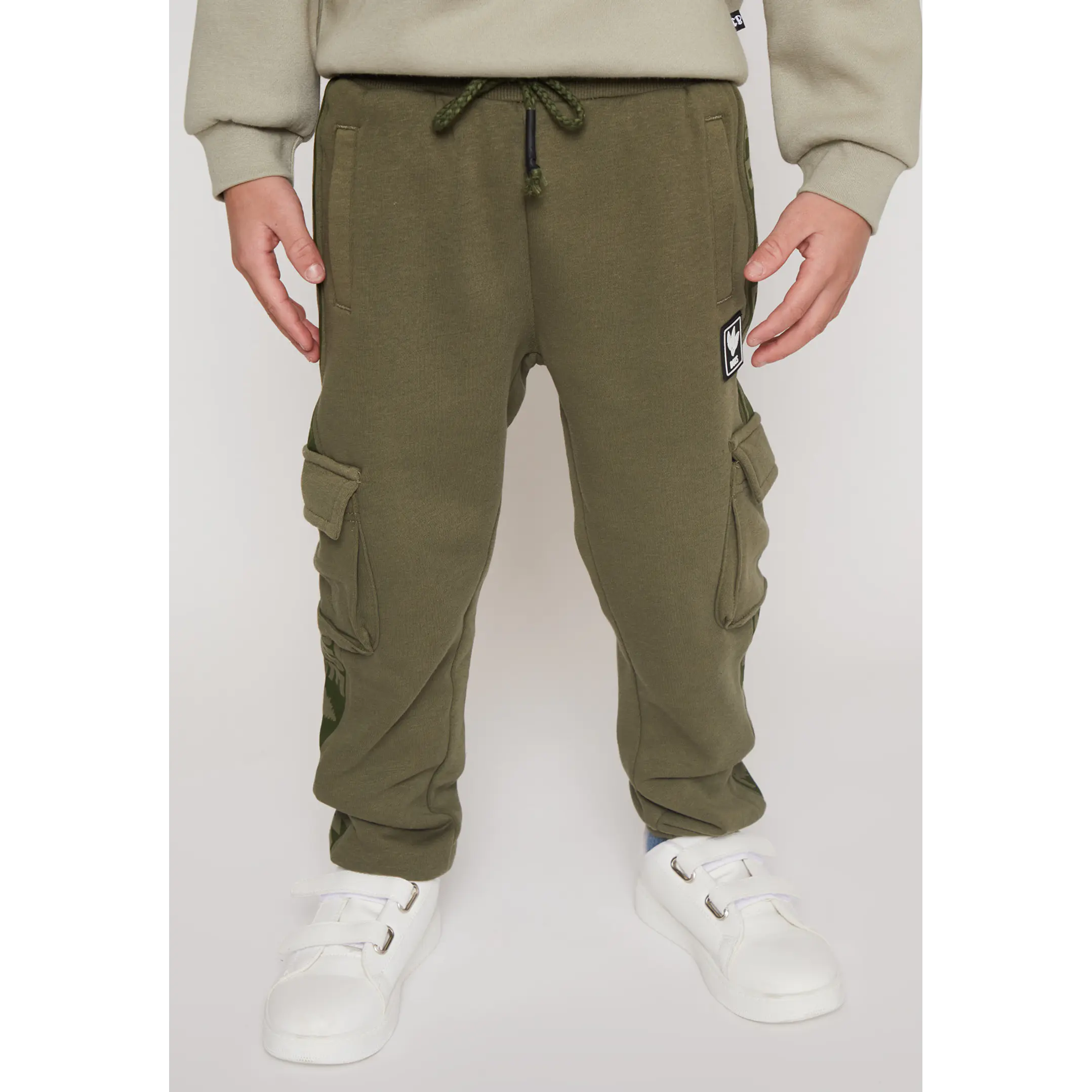 Pantalón Buzo Cargo Niño Verde Familyshop 1