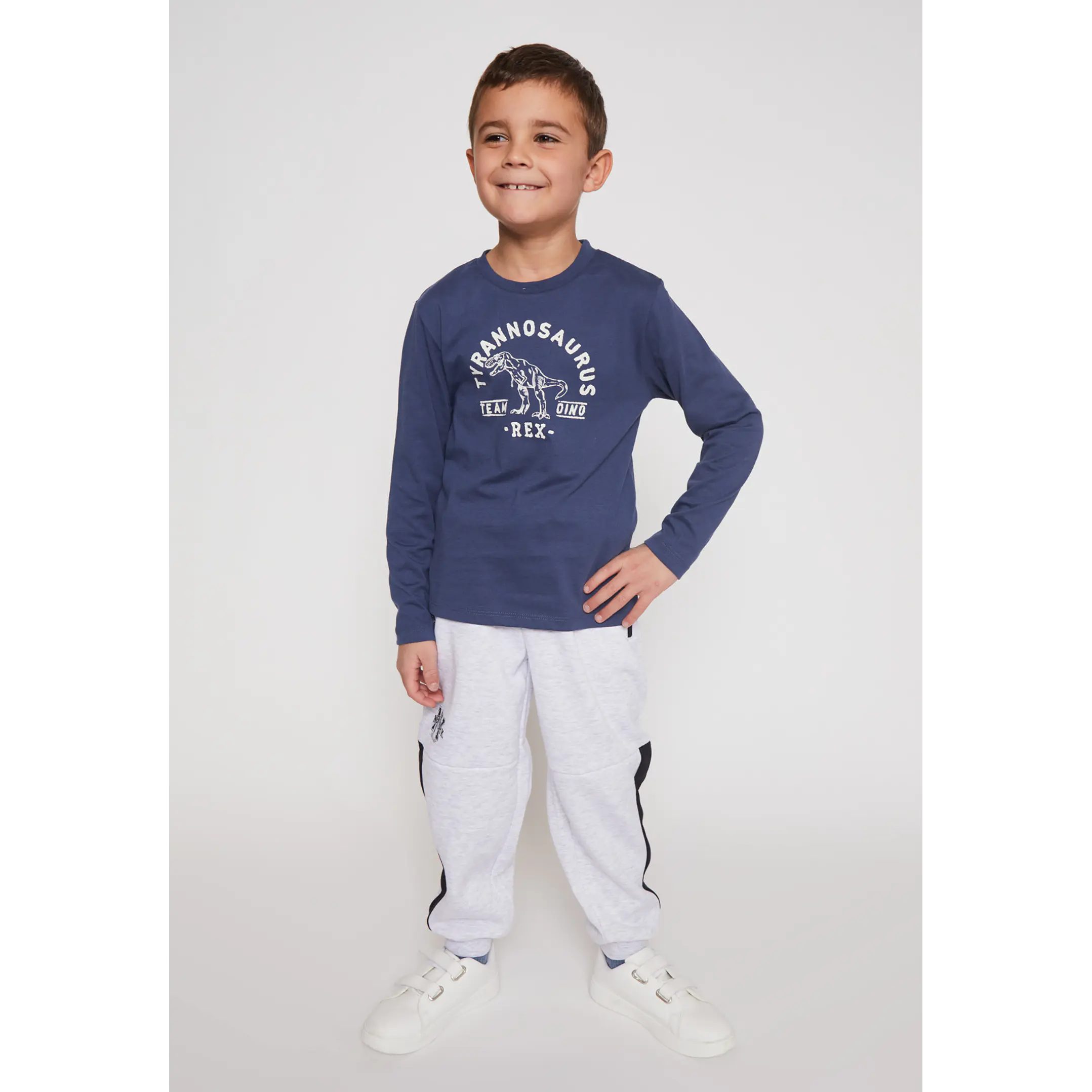 Pantalón Buzo Sport Niño Gris Familyshop 3