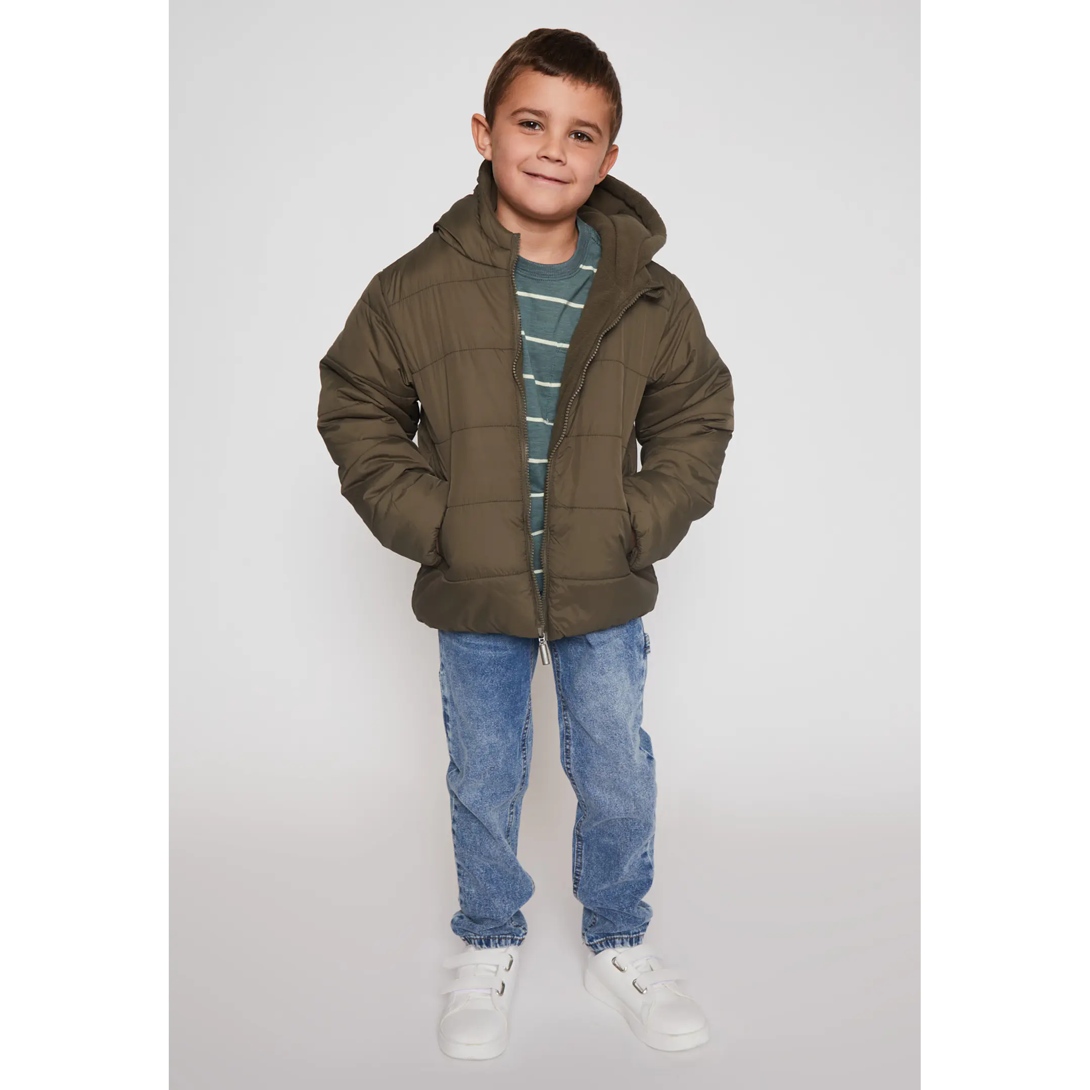 Parka Basic Niño Verde Familyshop 3