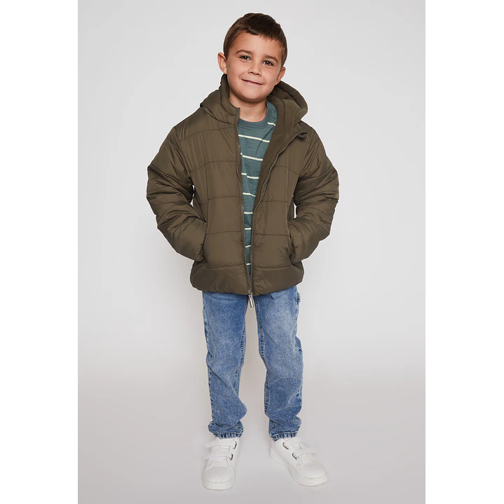 Parka Basic Niño Verde Familyshop 3