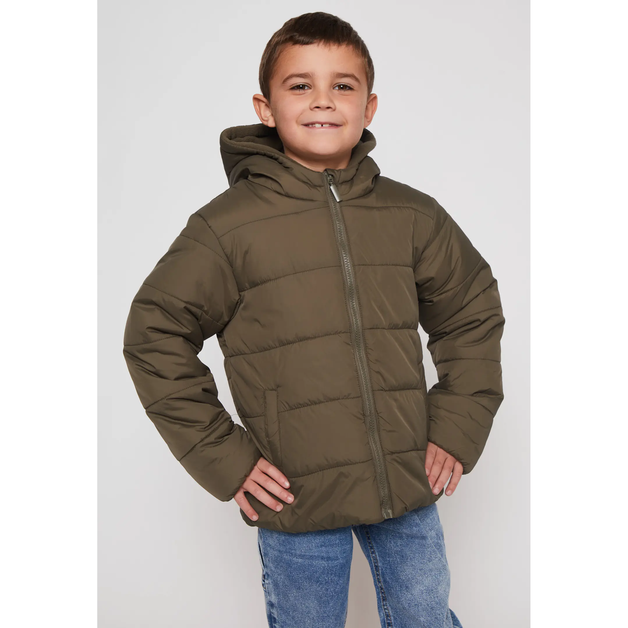 Parka Basic Niño Verde Familyshop 1