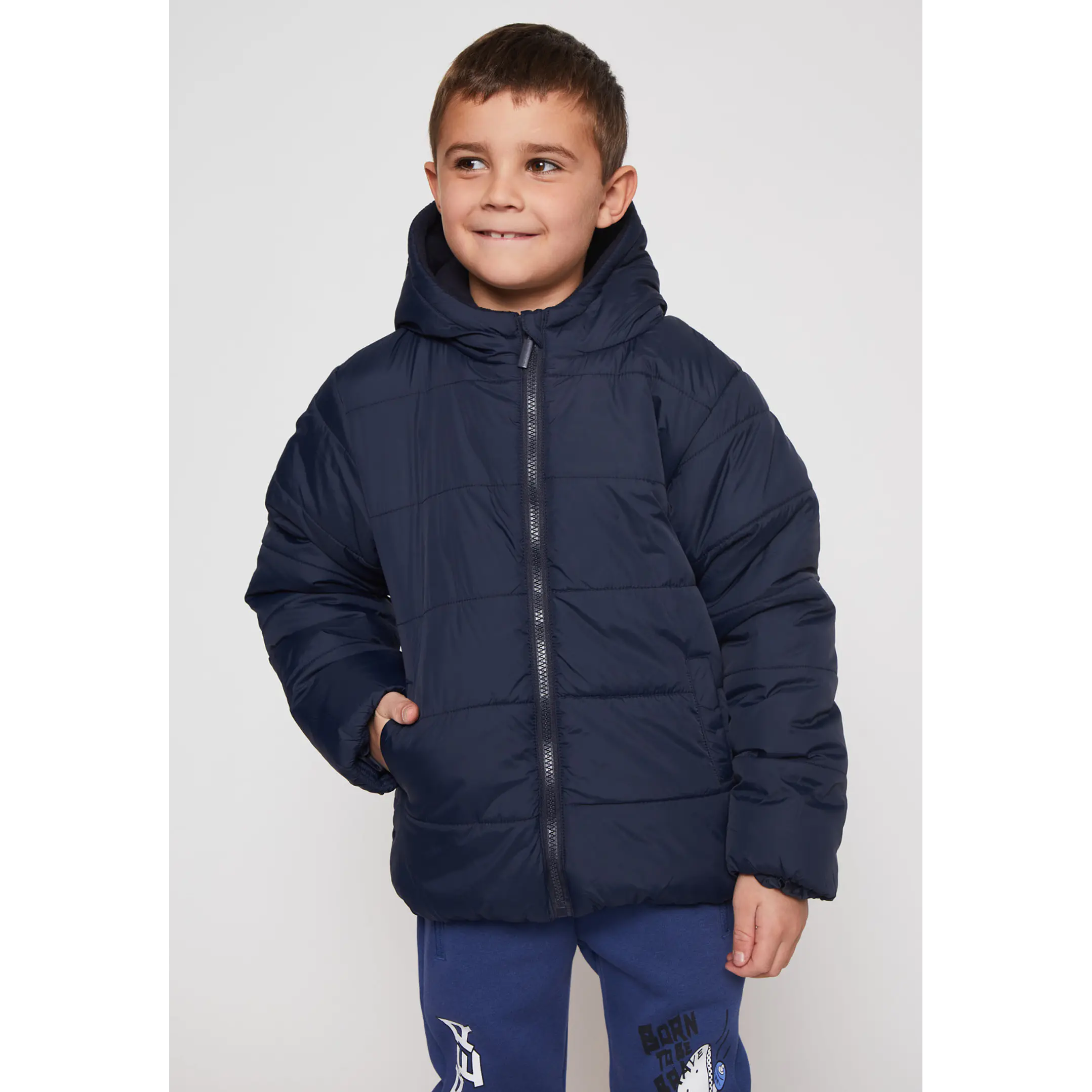 Parka Basic Niño Azul Familyshop 1