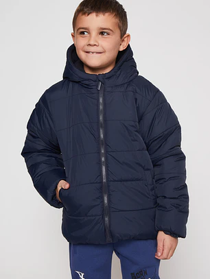 Parka Basic Niño Azul Familyshop