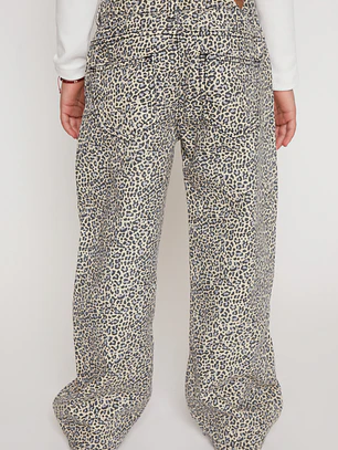 Pantalón Wide Leg Niña Beige Familyshop