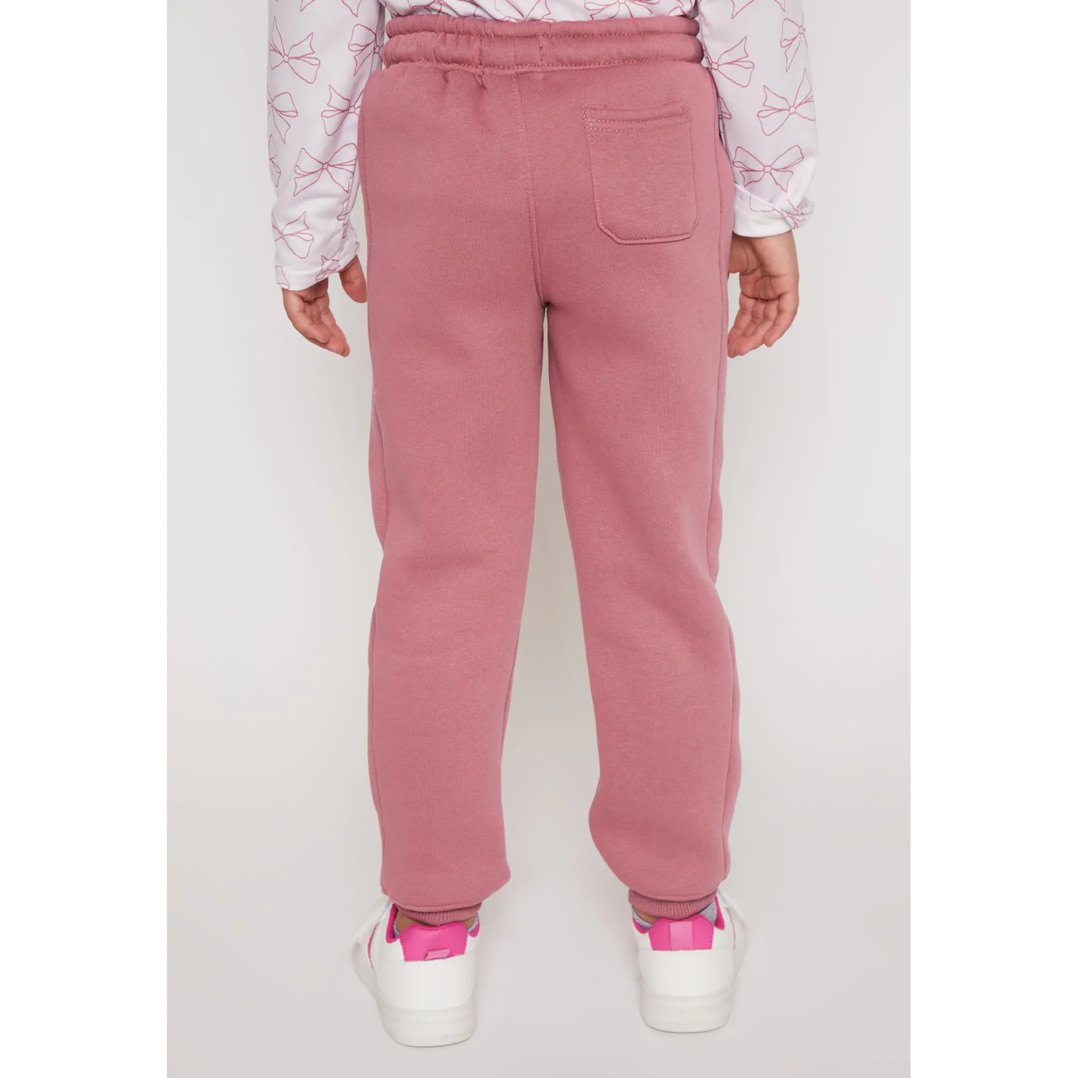 Pantalón Buzo Basic Niña Rosado Familyshop 3