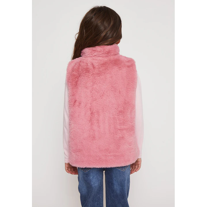 Chaqueta Piel Niña Rosado Familyshop 2