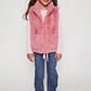 Chaqueta Piel Niña Rosado Familyshop - Miniatura 3