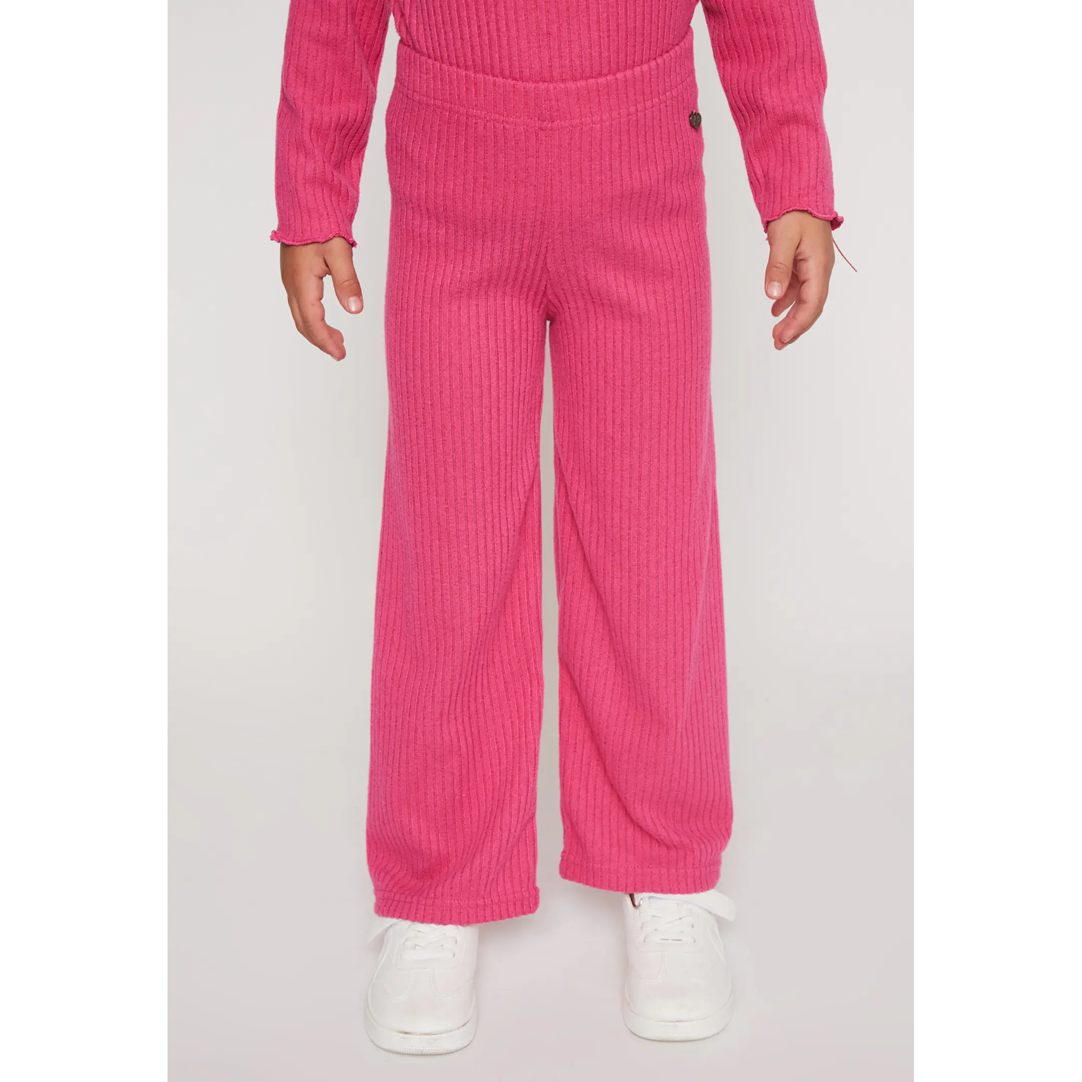 Pantalón Wide Leg Niña Fucsia Familyshop 1