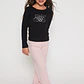 Pantalón Wide Leg Niña Rosado Familyshop - Miniatura 2