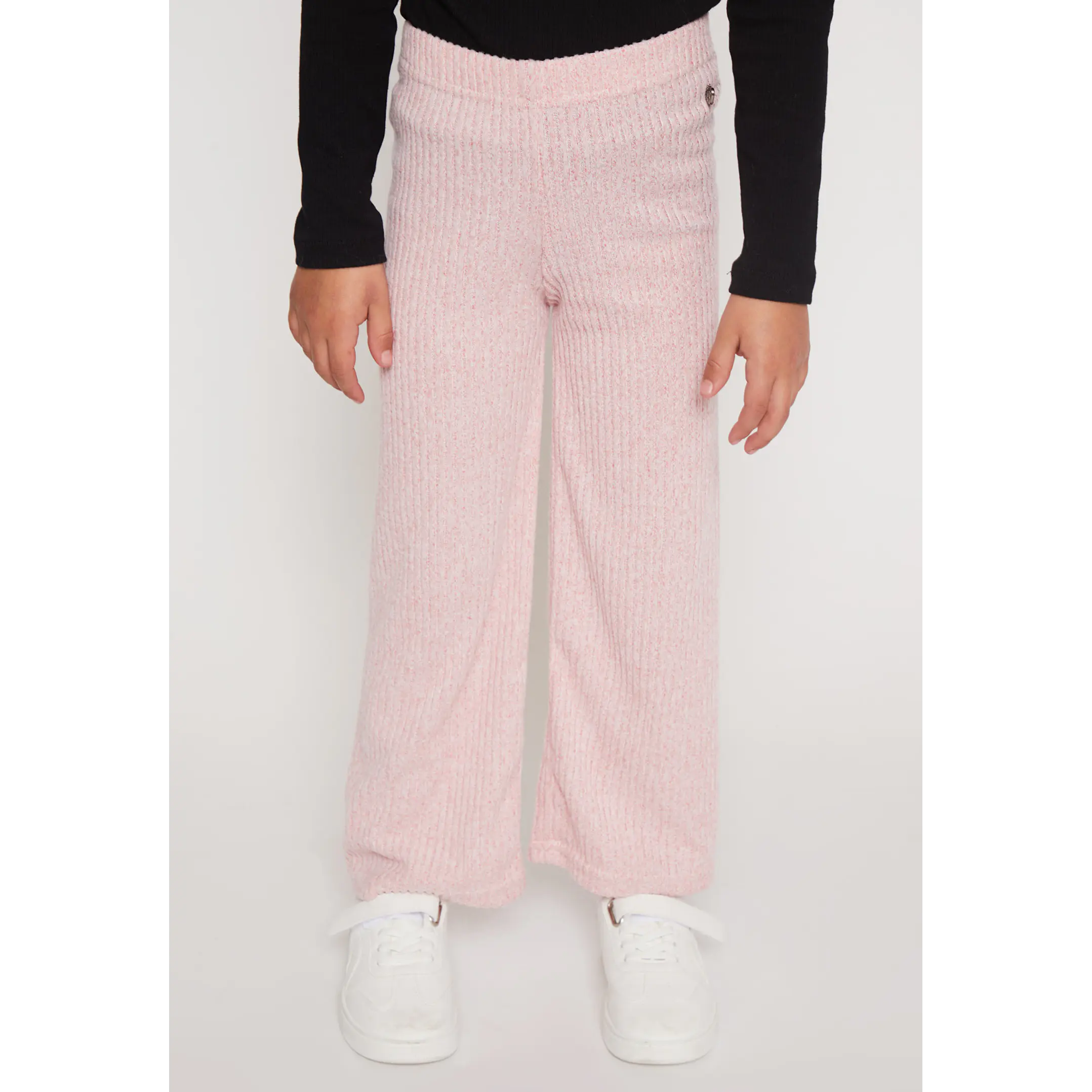Pantalón Wide Leg Niña Rosado Familyshop 1