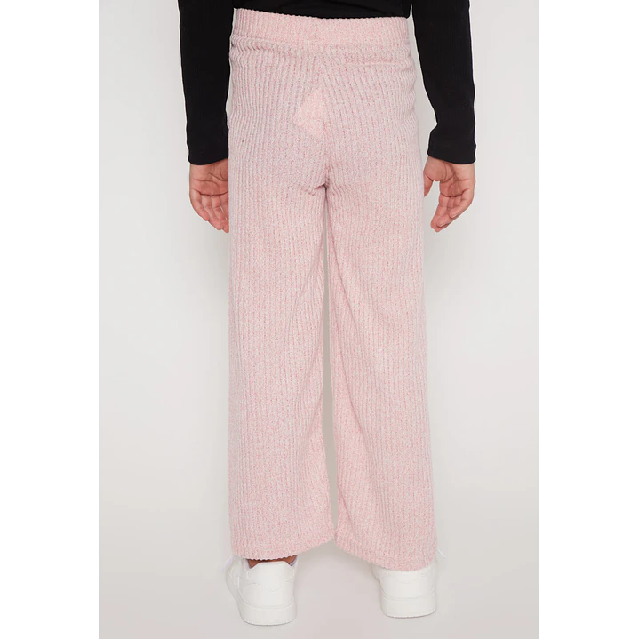 Pantalón Wide Leg Niña Rosado Familyshop 3