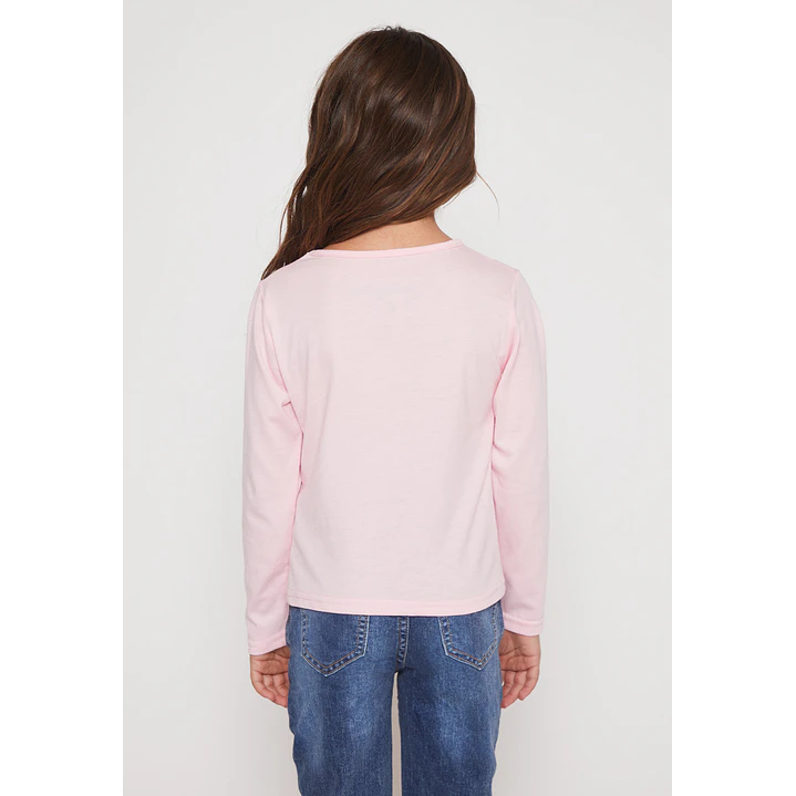 Polera Brillo Niña Damasco Familyshop 2